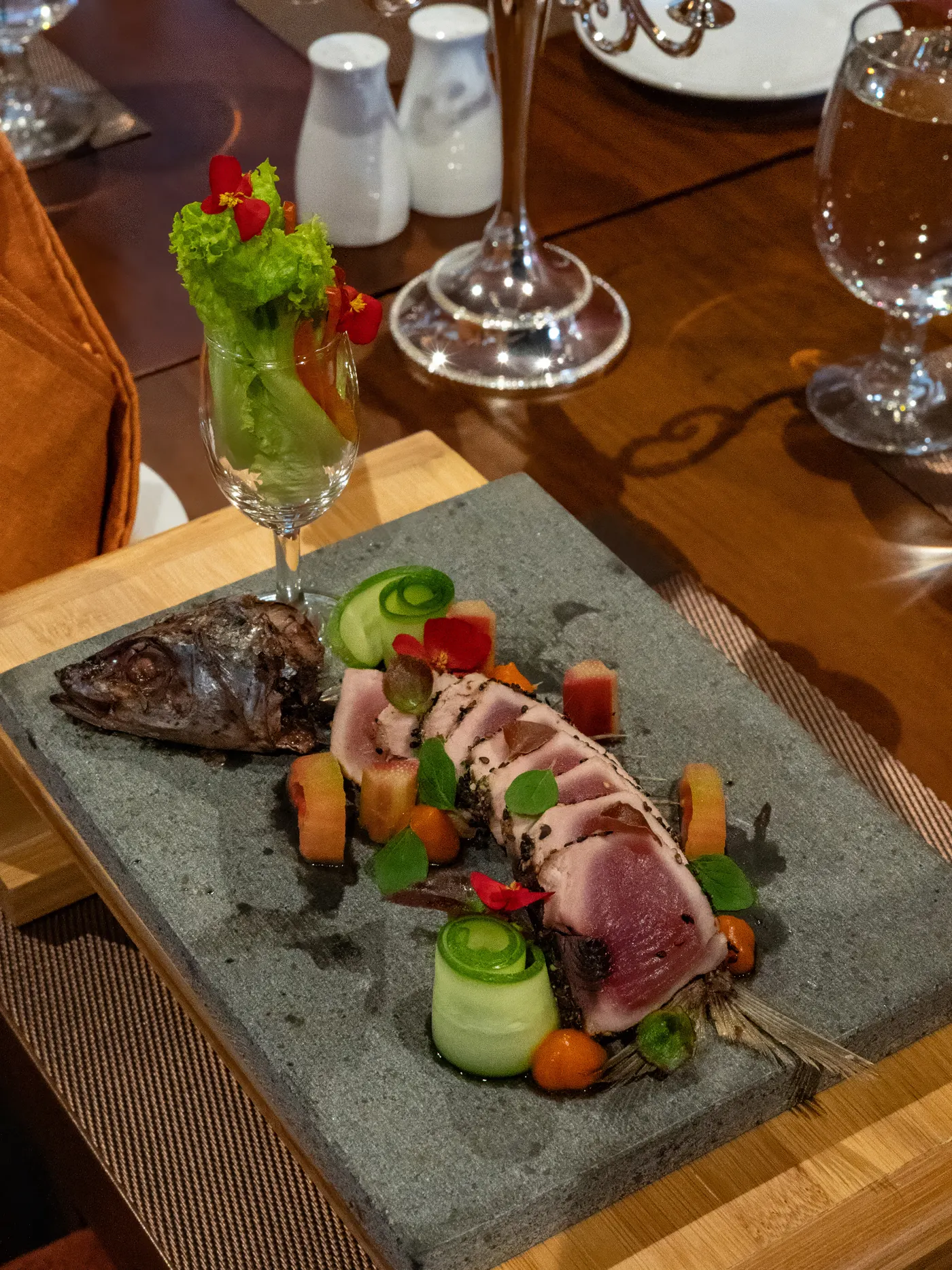 Culinary creation at Horton Heights, plate 2